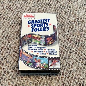 Sports Illustrated Greatest Sports Follies on VHS. 1989